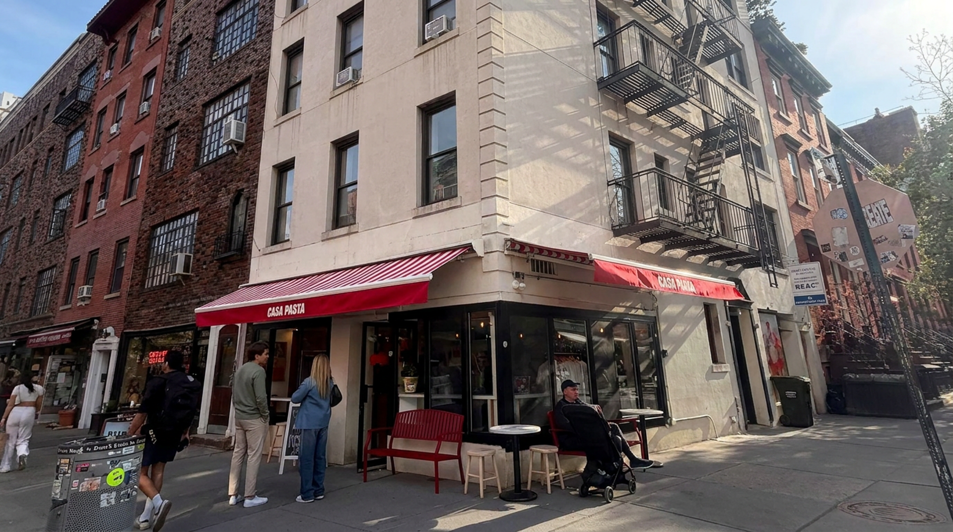 Aperitivo hour on Greenwich Avenue
